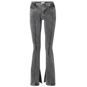 16Arlington High Rise Flared Charcoal Maroa Denim Jeans Size 6 NWT